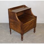 A George III mahogany 'Gillows' style commode, the interior vacant 77cm x 58.5cm x 49.5cm some marks