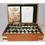 Birmingham Mint- A Complete Set of fifty two (52) Proof Silver Medals 'Great British Regiments,