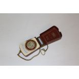 A leather cased Zeiss Ikon 'Ikophot' light meter, in good condition.