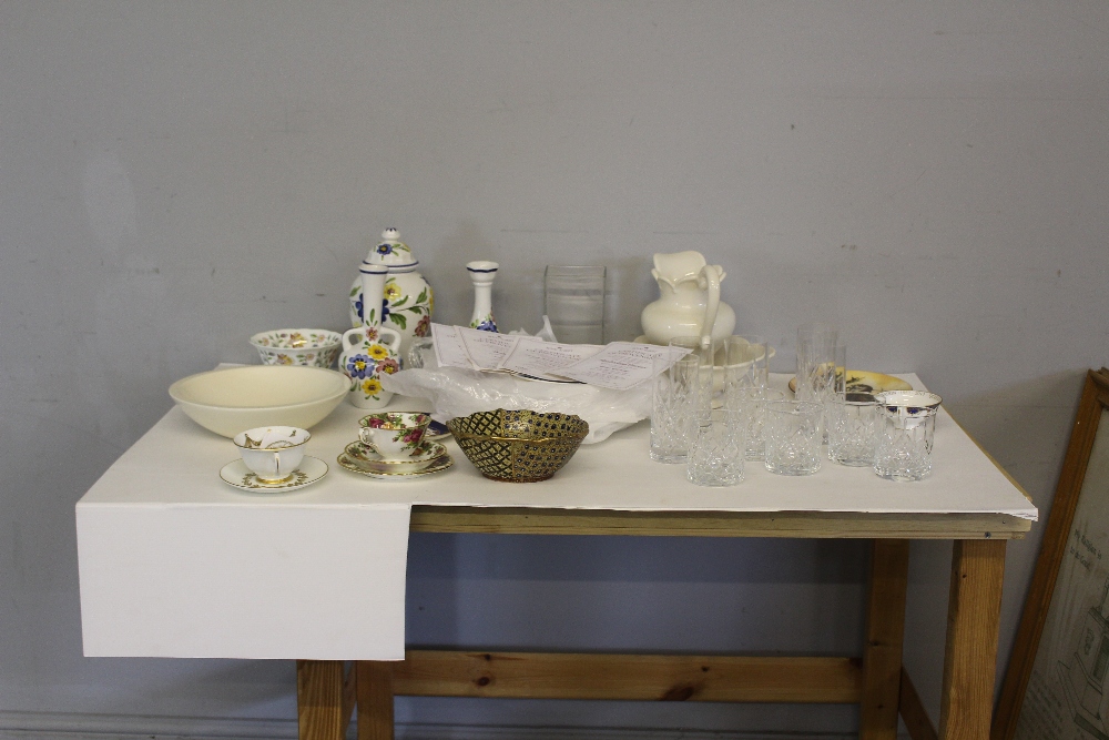 A selection of miscellaneous china and glass wares, including Minton Haddon Hall, Royal Albert Old - Image 3 of 3