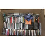 A large quantity of CDs, an eclectic and extensive compact disc collection, varying artists and