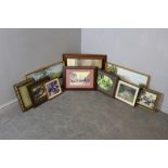 A selection of prints, including local scene photographic prints, Keith Andrew still life print, and