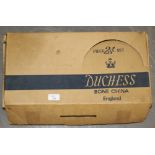 A Duchess Bone China rose design tea set, in original cardboard box, generally good condition.