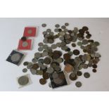A quantity of miscellaneous UK and world coinage