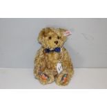 A Steiff limited edition 'TeddyB.24' teddy bear, 493/2000, button to ear, 20cm good condition