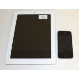 An Apple iPad 16GB with charger , small screen damage to right side (see images) together with an