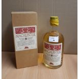 70cl bottle Macalister 8 y.o. Single Malt Scotch Whisky, imported by Denoix, boxed