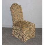 A modern upholstered bedroom chair 106cm generally good.