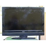 A Goodmans flatscreen LCD 32" television, used condition.