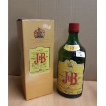 1.75 litre Justerini & Brooks Rare blended Scotch Whisky decanter, label damage, imported, boxed