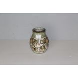 A Glynn Colledge (Bourne Denby) vase, of squat baluster form with typical foliate and mottled