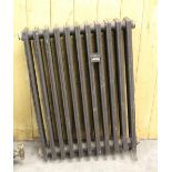 A cast-iron end radiator 100cm x 70cm in good used condition.
