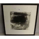 Judith Valentine (Local) 'Evolving Vortex' charcoal, within card mount and modern frame, under glass