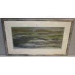 Judith Valentine (Local) 'Isolated Cottage: South Uist’, pastels, within a card mount and silvered