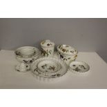 A selection of Royal Worcester 'Evesham' oven to table wares, lidded casserole dish, storage jar,