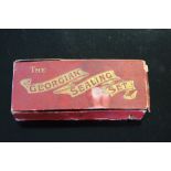 The Georgian Sealing Set, red tooled card cased, used condition with wear, staining and damage to