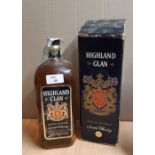 1.5 litre bottle Highland Clan blended Scotch Whisky, imported, boxed