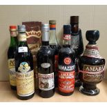 75cl bottle Fernet-Branca Amaro, five other bottles of Amaro and two bottles of Amaro-based liqueurs