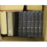 A box of encyclopaedias, agricultural, medical and general books.
