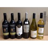70cl bottle Campo Viejo Gran Reserva Rioja 2001 and five other bottles of wine