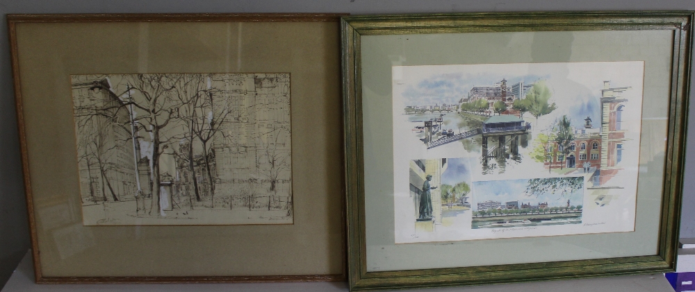 Two colourful oil paintings by Rona Newsome, print S.S Great Britain, Ltd Edition print Aspects of - Image 2 of 3