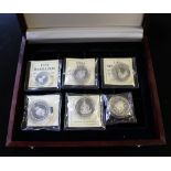 Royal Mint 'Queen Elizabeth The Queen Mother 95th Birthday' a group of six silver proof