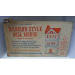 Boxed Toymaker Mansion style doll house We are unable to do condition reports on our Interiors Sale