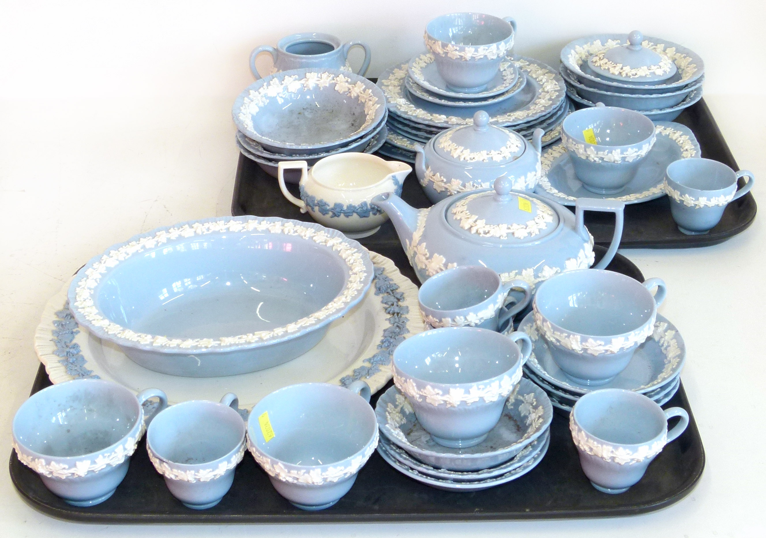 A collection of Wedgwood Queensware We are unable to do condition reports on our Interiors Sale