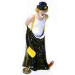Royal Doulton Circus Clown figurine titled "Tip-Toe", HN 3293, modelled by Adrian Hughes. We are
