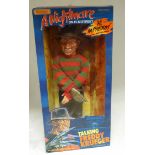 Boxed matchbox "Talking Freddy Krueger" large size doll, in working order We are unable to do