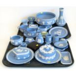 A collection of Wedgwood Jasperware We are unable to do condition reports on our Interiors Sale