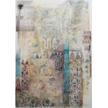 Lynda Roberts, 20th/21st century, "Alhambra IV", signed and titled, with exhibition label on