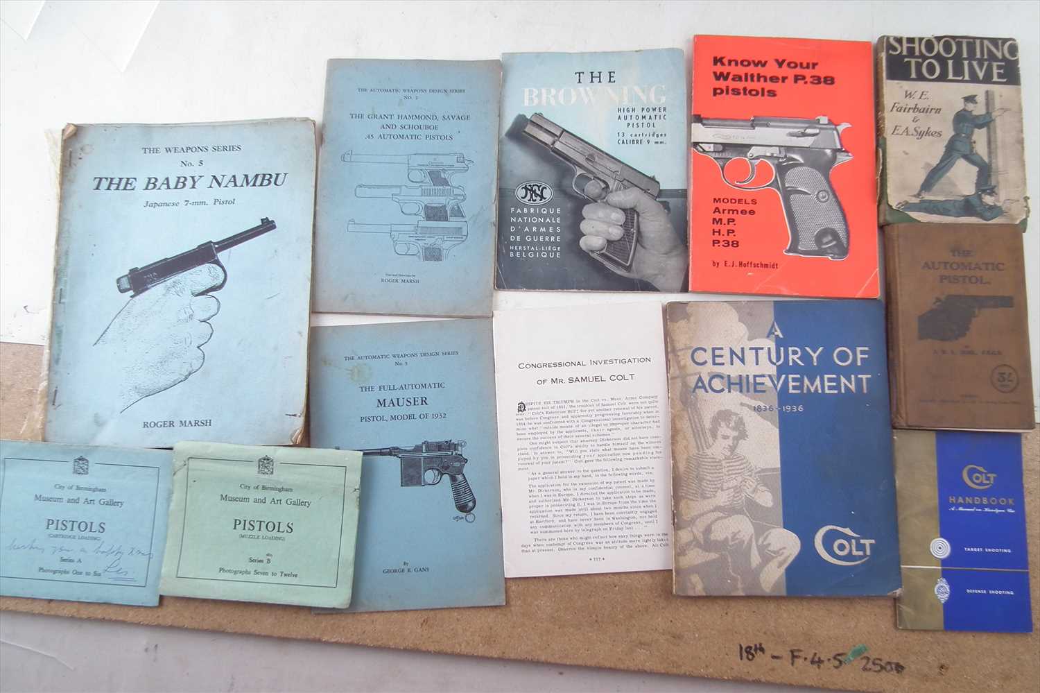 Collection of books, catalogues and pamphlets relating to pistols and pistol shooting, - Image 5 of 6