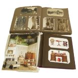 Album with complete set of 48 Raphael Tuck postcards of Queen Mary's dolls house, also an album of