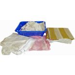 Two boxed miscellaneous linen We are unable to do condition reports for this sale.