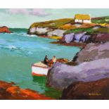 Donald McIntyre, "West Ireland", acrylic.