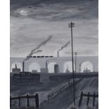Vincent Dott, "Stockport Viaduct", oil.