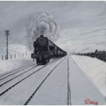 J. Downie, "Steam View", oil.