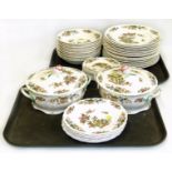 Quantity of Marlborough "Royal Petal" dinner ware. Condition reports are not available for our