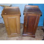 Two Victorian pot cupboards Condition reports are not available for our Interiors Sale