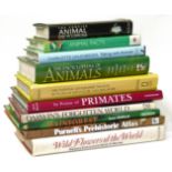 Eight animal related books, Rainforest (Sara Oldfield), Darwin's Forgotten World, In Praise of