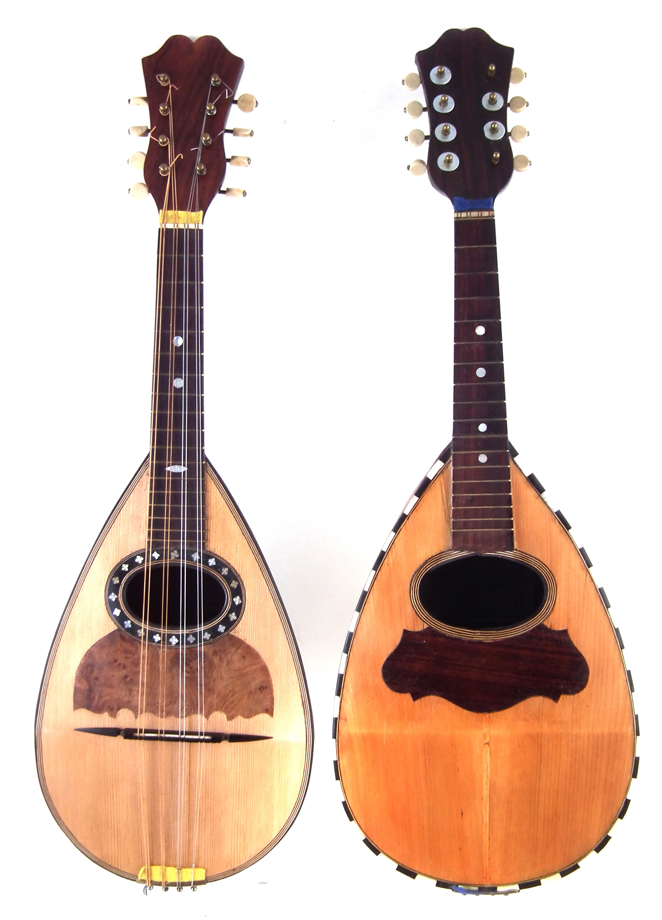 Ferdinand Lapini mandolin in case and one other un-named mandolin in case.