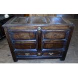 George III oak mule chest Condition reports are not available for our Interiors Sale