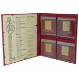 The Kings & Queens of Great Britain heirloom investments stamp album Condition reports are not