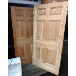 2 Victorian pitch pine doors Condition reports are not available for our Interiors Sale