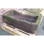 Sandstone troughs 99cm x 56cm and 33cm tall Condition reports are not available for our Interiors