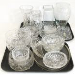 Quantity of mixed cut glass fruit bowls and dishes. Condition reports are not available for our