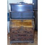 Continental walnut bureau. Condition reports are not available for our Interiors Sale