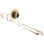 Blessing trombone in case