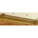 Victorian brass fender. Condition reports are not available for our Interiors Sale